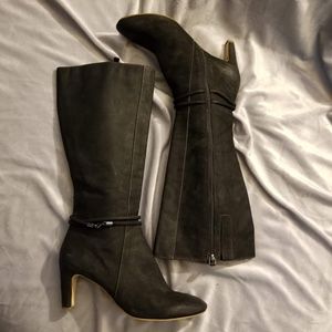 ECCO nephi black suede boots Sz 40 (US 10)